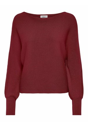 ONLY ONLADALINE LIFE NOOS - Neule - cabernet