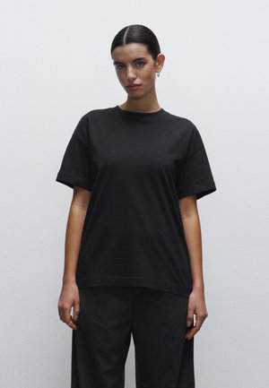 Henry Tiger TRUE BLANKS - CONTEMPORARY OVERSIZED - T-Shirt basic - black