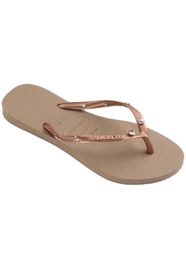 AQUA - T-bar sandals - rose gold4