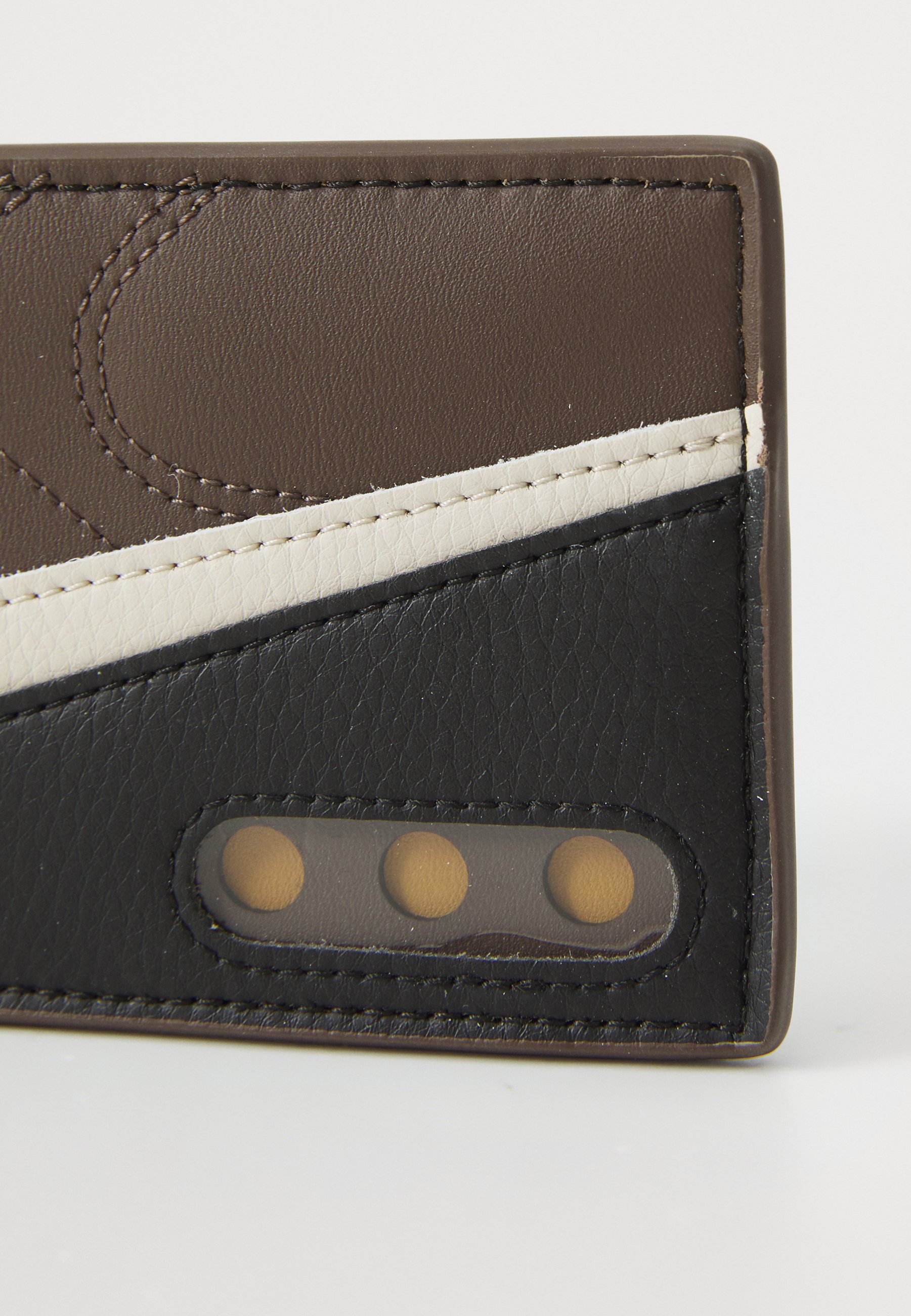 nike brown leather wallet