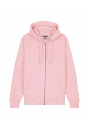 BASIC UNISEX HOODIE - Felpa con zip - pink
