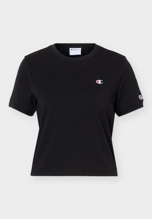 Champion, SPORTSWEAR CROPPED SLIM FIT - T-Shirt basic - black
