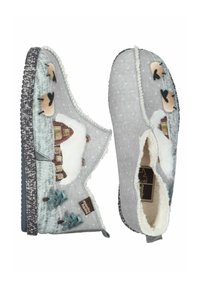 Manitu Hausschuh - hellgrau