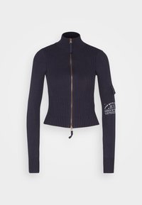 UTILITY ZIP - Strickjacke - navy