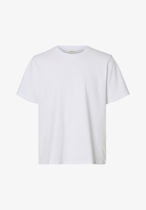 Selected, SLHATLAS O NECK TEE - Camiseta básica - bright white