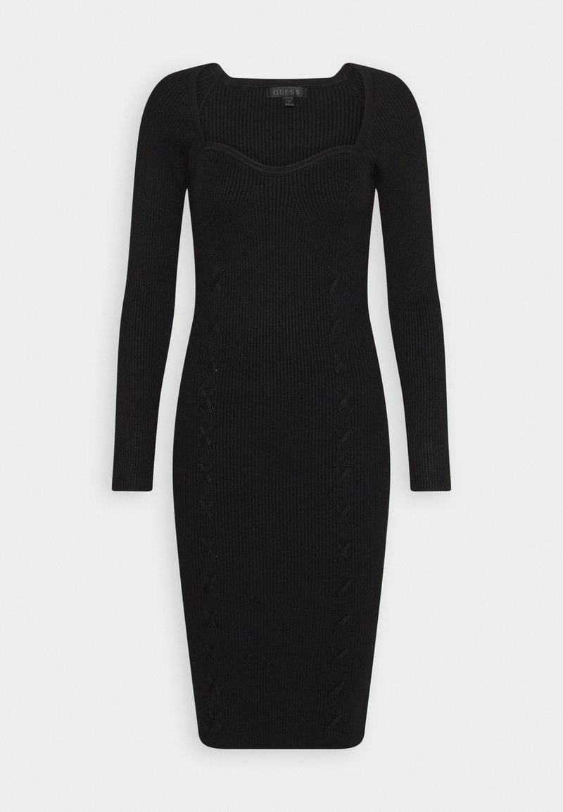 Guess Gebreide jurk zwart