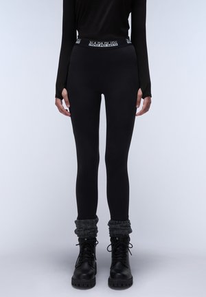 Leggings - Trousers - black