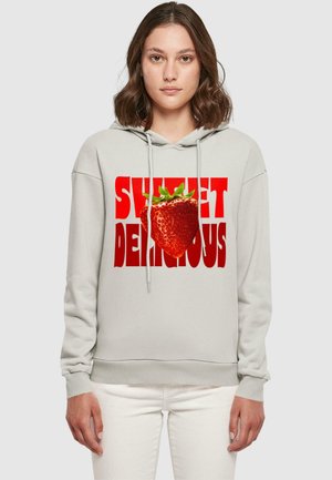 SWEET DELICIOUS  - Hoodie - lightasphalt