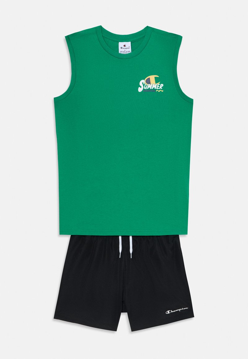 Champion - SLEEVELESS BECH SET - Kupaće hlače - green/black, Povećaj
