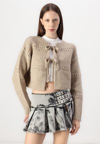 Vero Moda VMADELINA LS TWO WAY  - Cardigan - silver mink melange