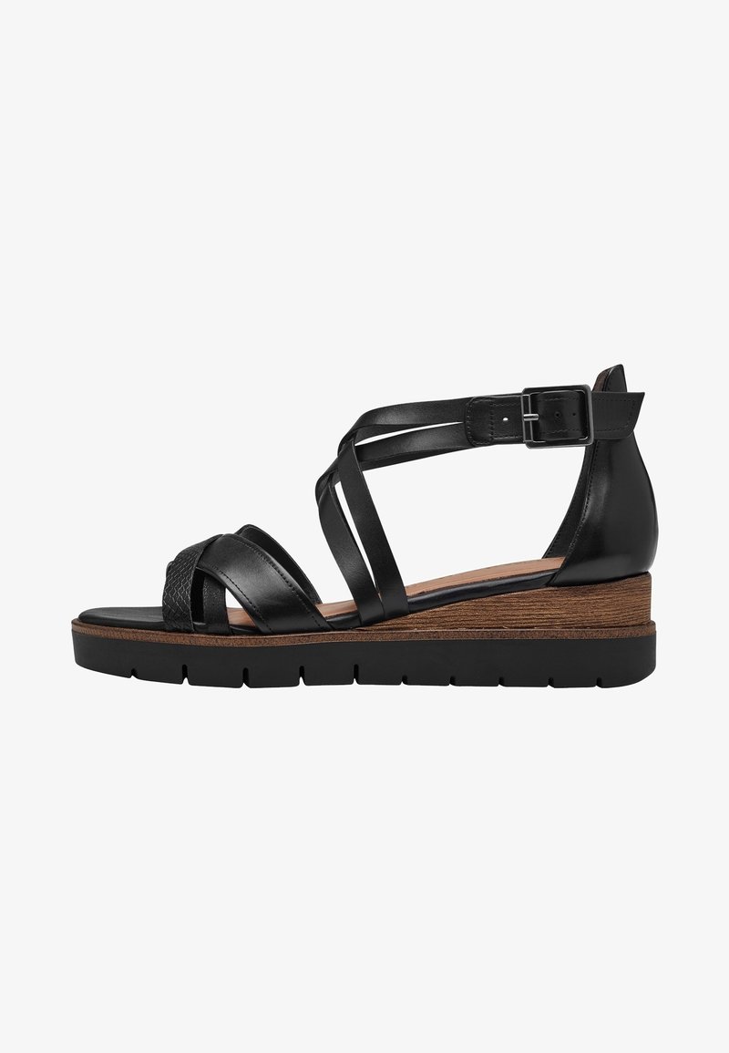 Tamaris 1-28205-42 - Wedge sandals - black