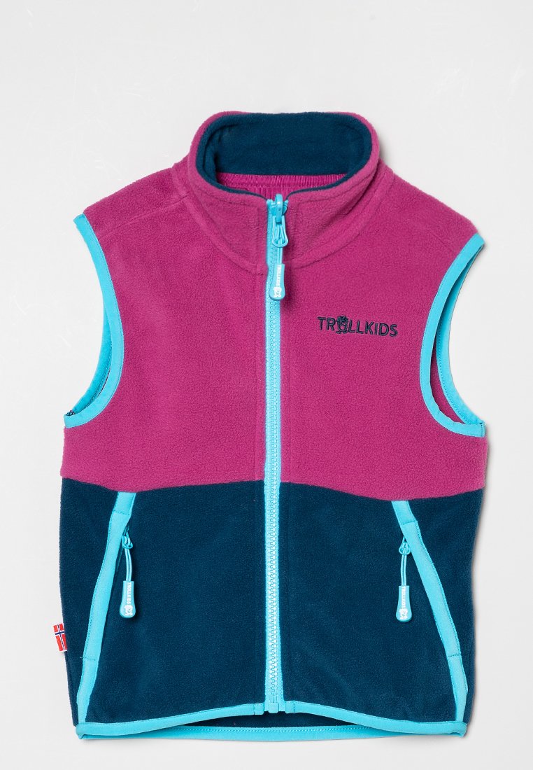 Trollkids Bodywarmer (rood)paars Trollkids Bodywarmer (rood)paars