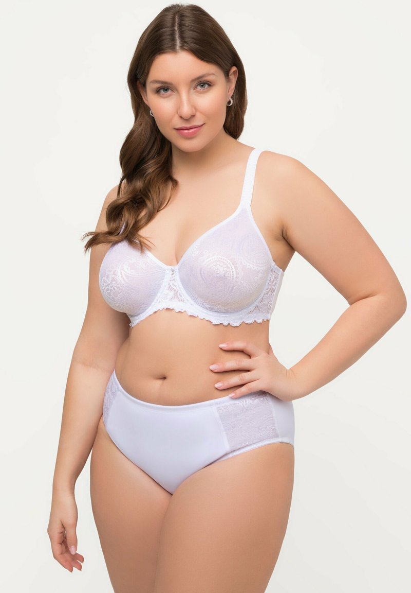Ulla Popken Bøjle-bh - white/hvid - Zalando.dk