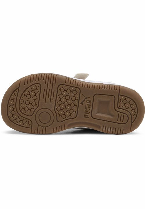 PUMA REBOUND SLAM WINTER SAFARI SNEAKERS - Zapatillas - silver fog-birch- white — photo 4