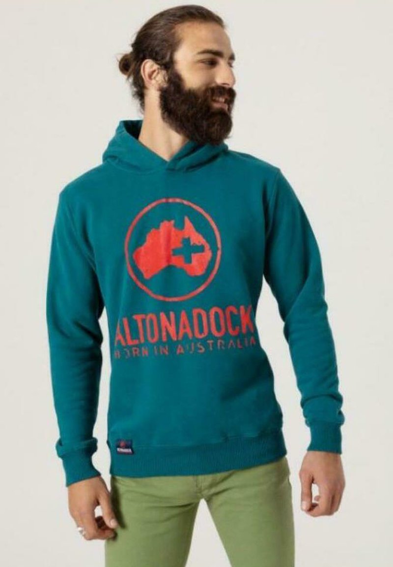 ALTONADOCK ALTONADOCK - Jersey con capucha - teal/azul petróleo - Zalando.es