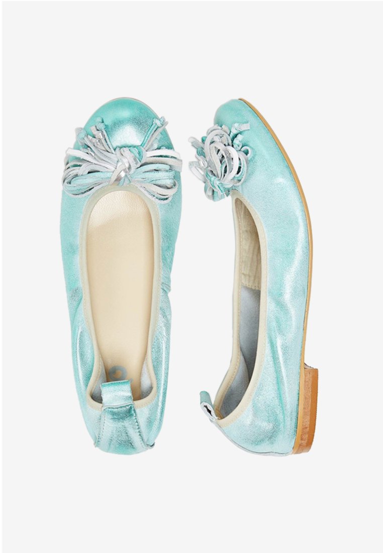 Ballerinaskor turquoise metallic Ballerinaskor turquoise metallic