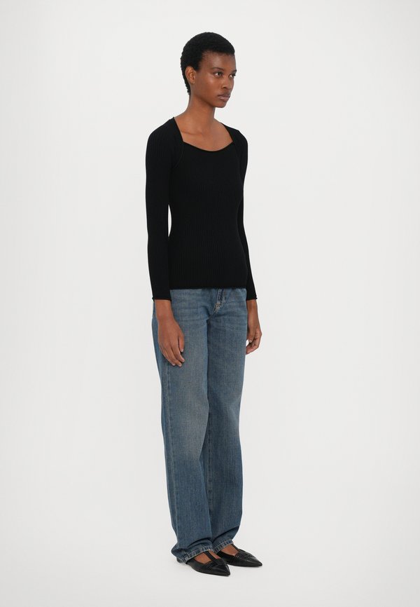 DEBUTTO - Long sleeved top - nero4