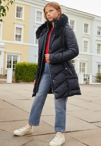Lipsy SHOWER RESISTANT LONGLINE BELTED PADDED - REGULAR FIT - Abrigo de invierno - navy blue