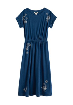 Seasalt Cornwall, SEASALT CORNWALL BAY TREE DRESS - Φόρεμα T-Shirt - navy - gardener's embroidery marine