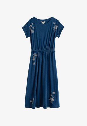 Seasalt Cornwall, SEASALT CORNWALL BAY TREE DRESS - Φόρεμα T-Shirt - navy - gardener's embroidery marine