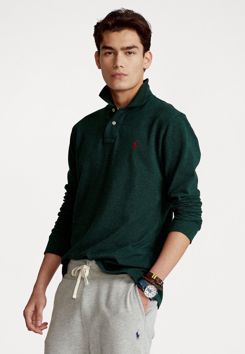 Polo Ralph Lauren LONG SLEEVE - Camisola de manga comprida - scotch pine heather