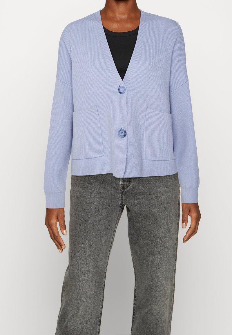 someday. Cardigan - light blue