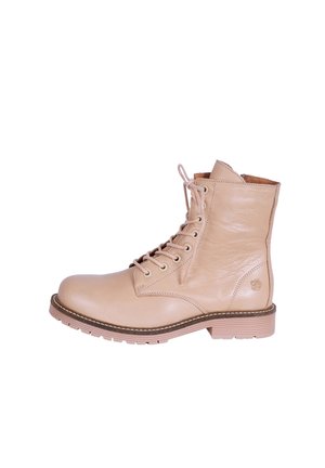 Botines con cordones - nude