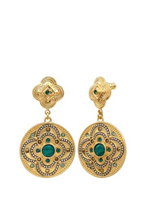 POSITANO MALACHITE EFFECT - Boucles d'oreilles - green