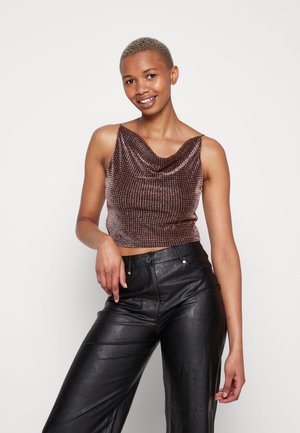 NMANNA WATERFALL SINGLET - Top - black