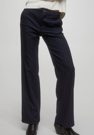 SMART DARTED - Tygbyxor - blue denim
