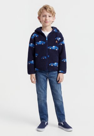 GAP BABY & TODDLER SHERPA ZIP HOODIE - Φλις μπουφάν - dark blue