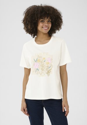 Apdrukāts T-krekls - spring gardenia pink floral