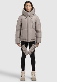 khujo PEEKE SET - Winterjas - graubeige