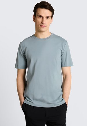TOM TAILOR, MIT STRUKTUR - Základné tričko - grey mint