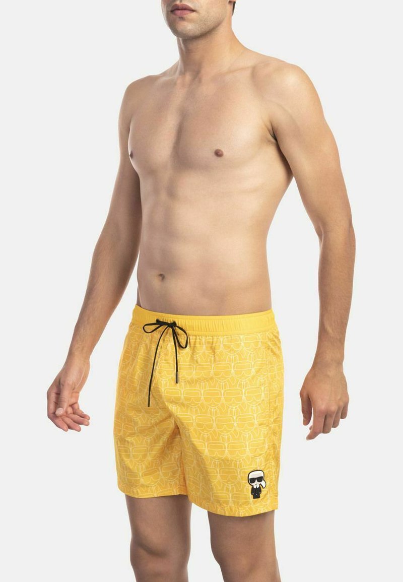 Herren Badehosen | KARL LAGERFELD Badeshorts yellow/gelb - WB68140 Herren Badehosen | KARL LAGERFELD Badeshorts yellow/gelb - WB68140