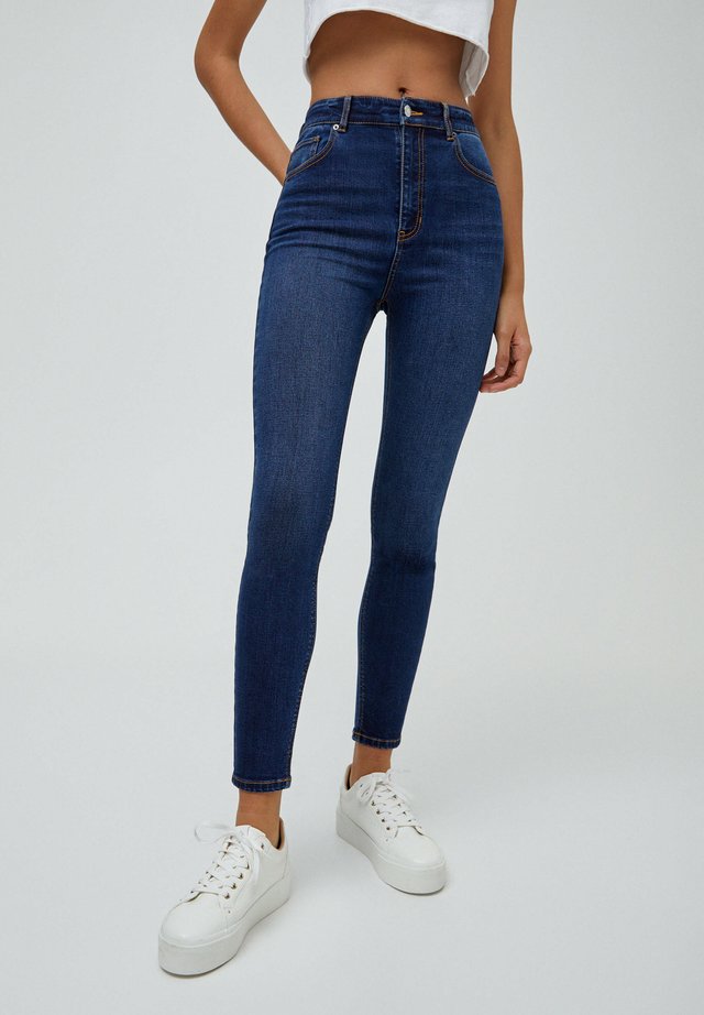 Jeans Skinny Fit - mottled blue