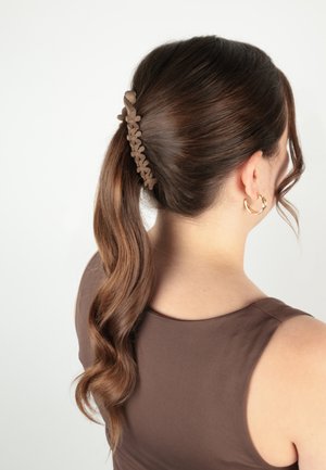 TRISA Accessoires, SET BANANA CLIP AND SHARK CLIP - Accessoires cheveux - off-white - brown