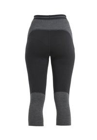 icebreaker MERINO 200 MID WEIGHT ZONEKNIT3/4 - 3/4 sports trousers - BLACK