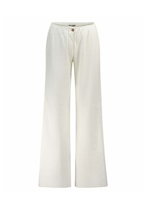 STEVE DONE PANTALONE COOPER BIANCO ELASTICO IN VITA    - Pantalon classique - bianco