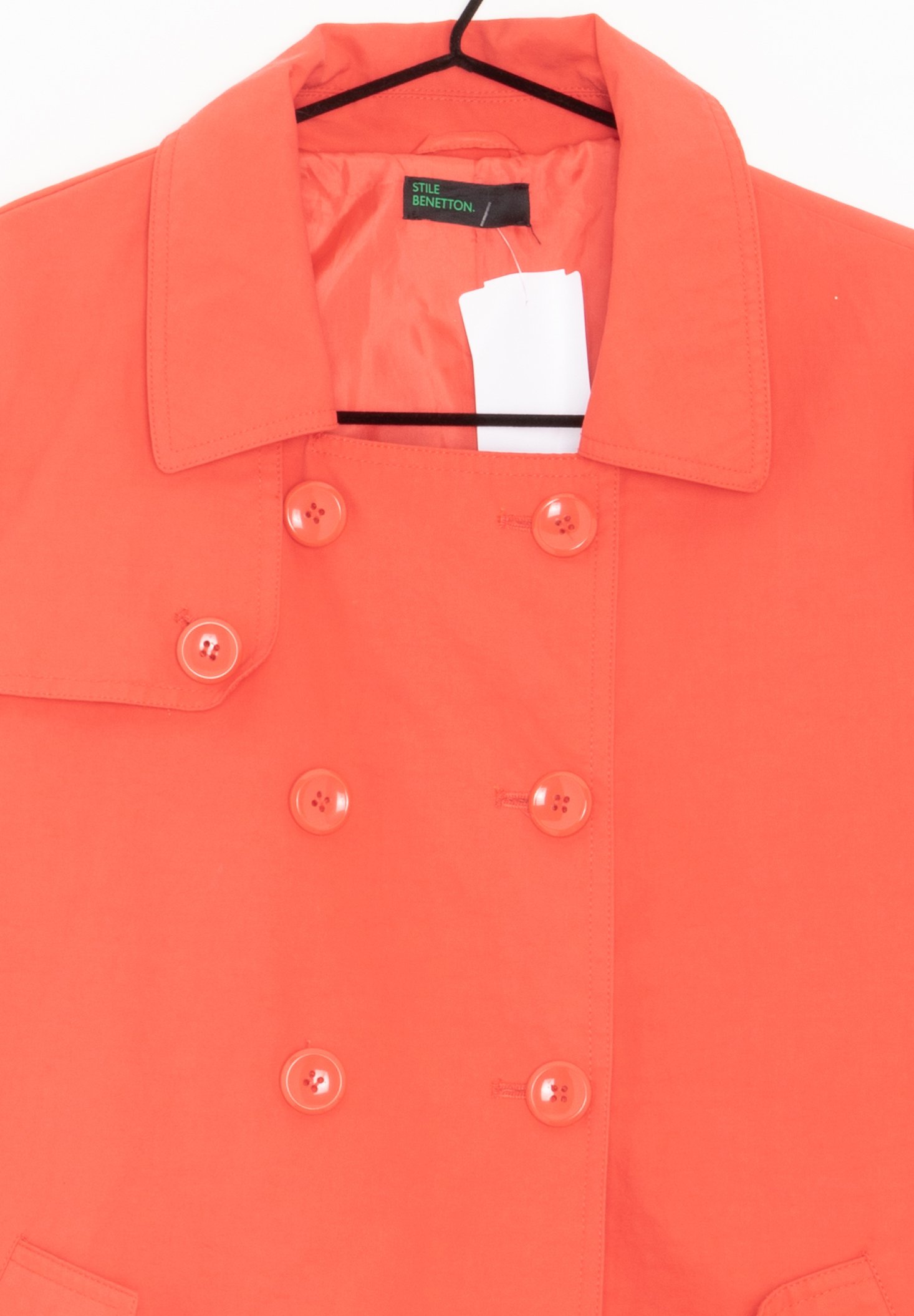 Benetton Halflange jas redrood (Pre owned) Zalando.nl Benetton Halflange jas redrood (Pre owned) Zalando.nl