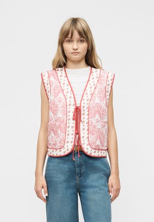 VIDELPHINE BOW VEST - Bodywarmer - birch/cherry blossom