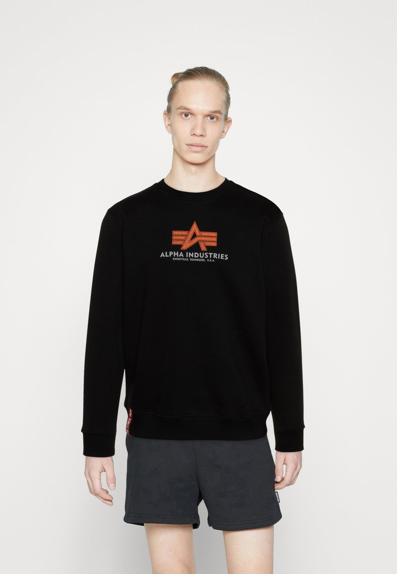 Alpha Industries Basic Sweater Small Logo - Black - Buy Online - Shop