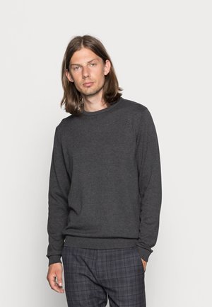 JJEBASIC - Svetr - dark grey melange