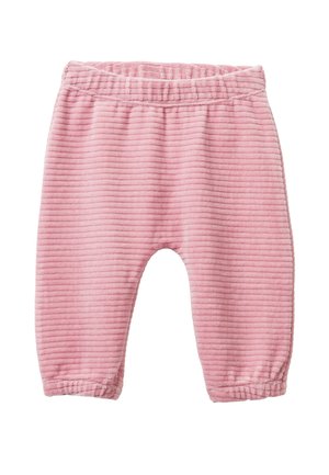 CHENILLE WITH EMBROIDERY - Pantaloni - violet