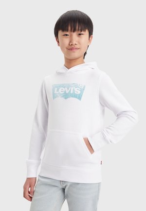 Levi's® PALM BATWING FILL HOODIE - Mikina s kapucí - bright white