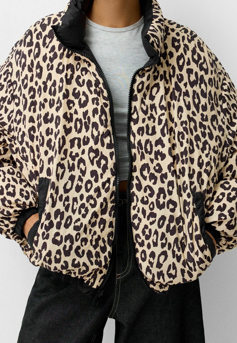 Bershka Giacca invernale - black