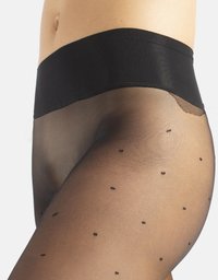 Calzitaly SEAMLESS 15 DEN - Collant - mottled black