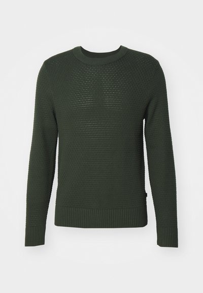 J.LINDEBERG OLIVER STRUCTURE - Džemperis - forest green