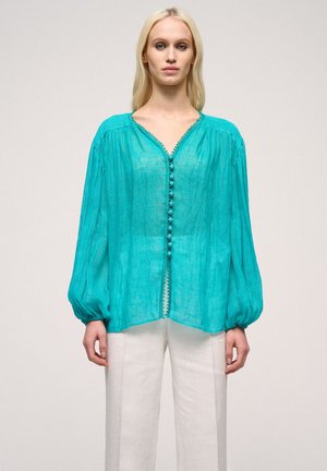 BACIATA - Bluse - acqua acceso