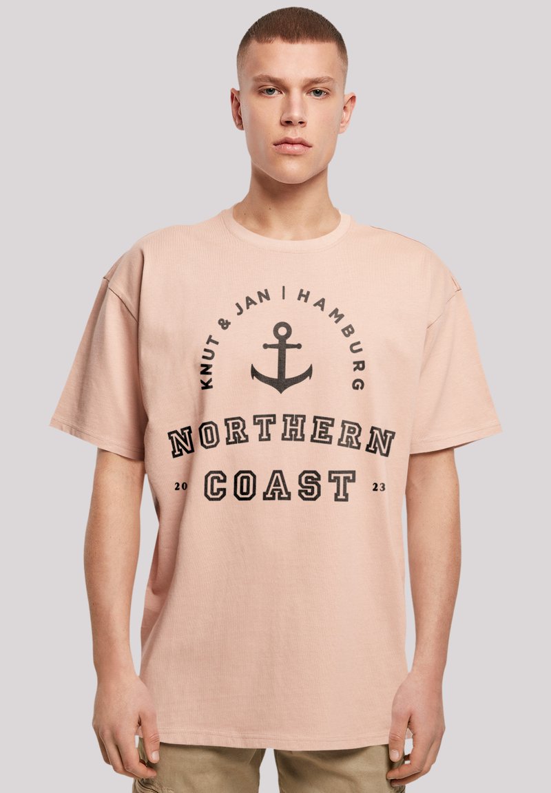 F4NT4STIC NORTHERN COAST NORDSEE KNUT & JAN HAMBURG - Print T-shirt - amber